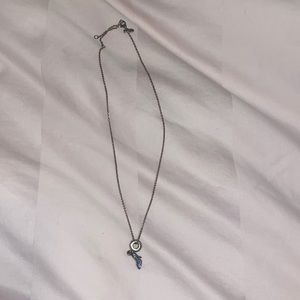 Pandora Cinderella slipper necklace